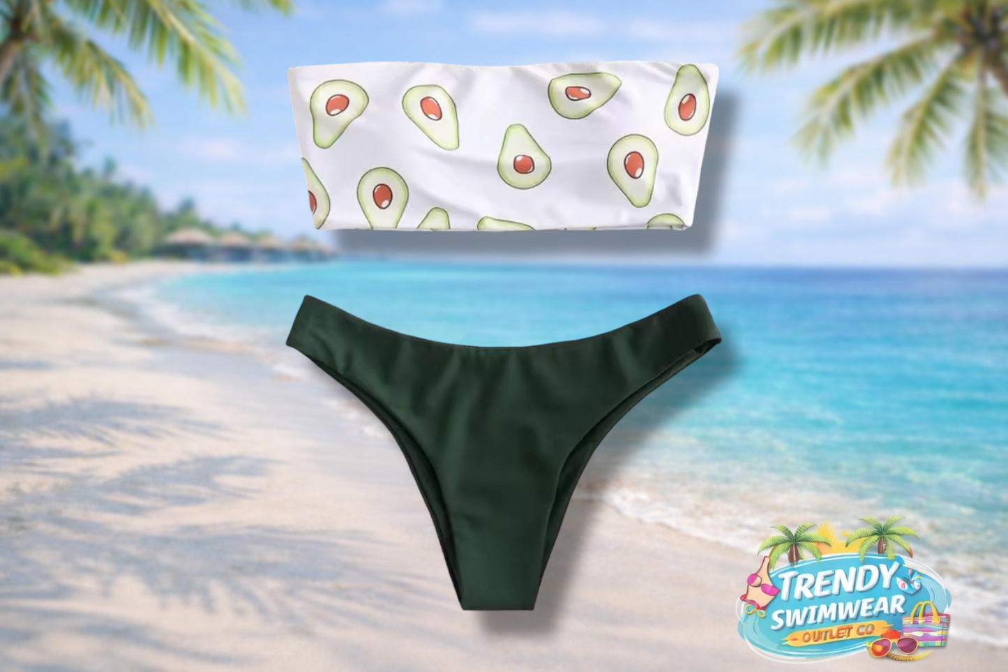 Avocado Splash Bandeau