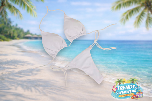 Ivory Sands Triangle String Bikini